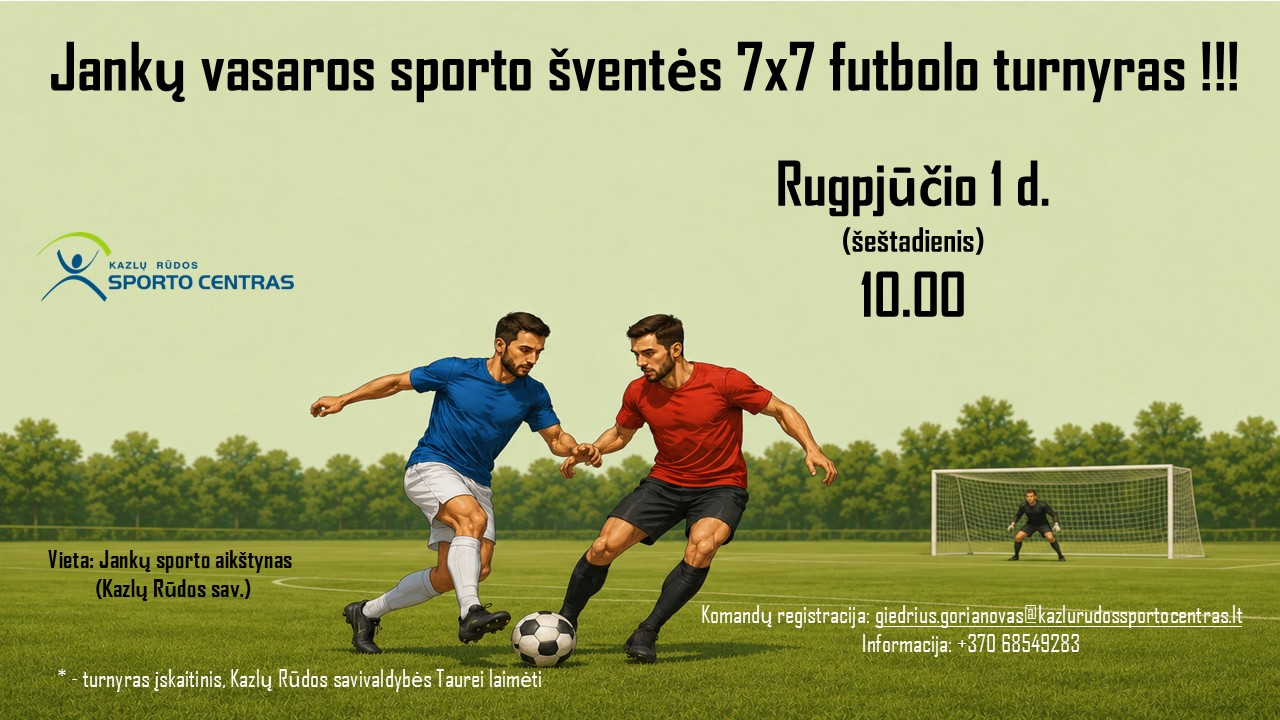 Jankų vasaros šventės 7x7 futbolo turnyras